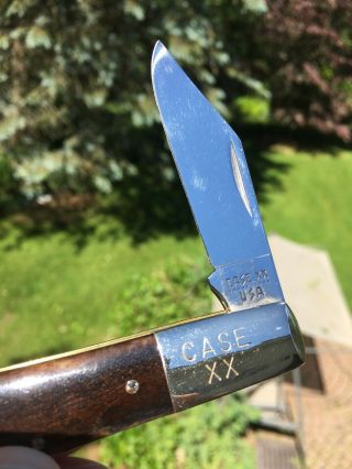 Case XX USA 10 dot 1980 A62009 ½ Barlow Knife with Smooth Appaloosa Bone Handles 5