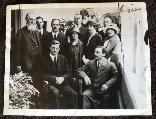 De Valera (irish Republican Army) - Irish Peace Treaty Delegation Photo 1921
