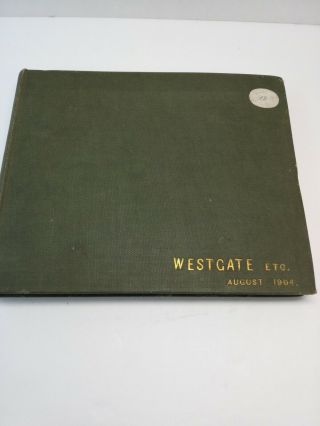 Antique Photo Album With Antique Photos From Westgate August 1904