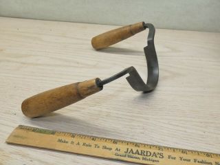 Vintage wood carvers inshave or bent Drawknife Wood Carving tool 3