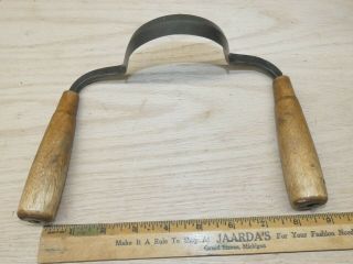 Vintage wood carvers inshave or bent Drawknife Wood Carving tool 7
