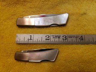 Gerber Silver Knights Pearl Scales Pocket Knife Sakai Japan