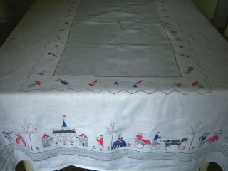 Vintage Patriot Tablecloth 