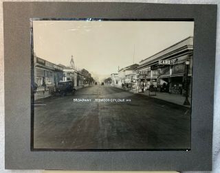 1910 Photo Broadway,  Redwood City,  California