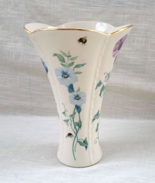 Vintage Lenox Morningside Cottage Flared Porcelain Vase