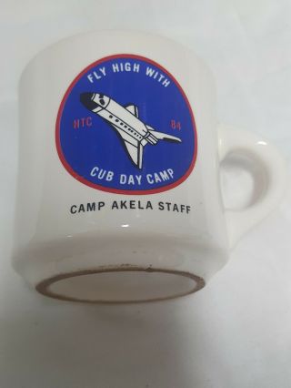 Fly High HTC 1984 Cub Camp Day Camp Akela Staff Boy Scouts Cup Mug 2