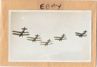 Early Photo Postcard Fairey Flycatcher Biplane 