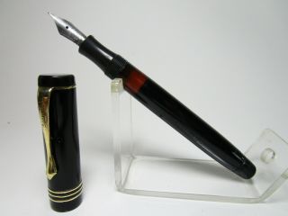 1940´s Soennecken 506 Pistonfiller Fountain Pen Flexible Om Nib