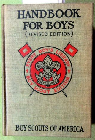 1914 Boy Scouts Of America – “handbook For Boys” – Scoutcraft,  First Aid,  Etc.