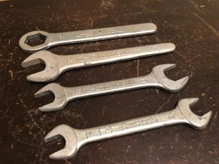 4 Vintage Kawasaki Motorcycle Wrench Tools 12 13 - 14 17 - 19 - 22