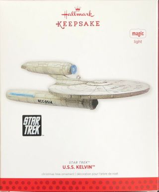 Hallmark Keepsake Ornament Star Trek Uss Kelvin 2013 Mib