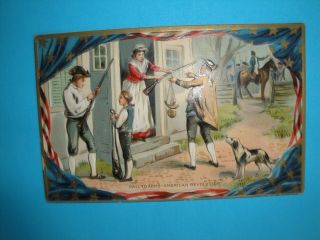 Raphael Tuck " Call To Arms " Postcard Circa 1910.  Independence Day Series No 159