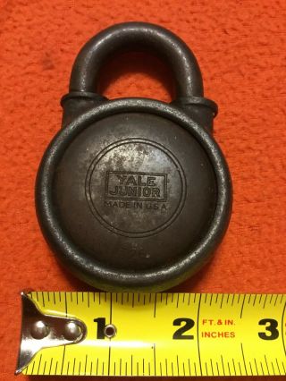 Vintage Antique Yale Junior Y&t Loxol Padlock Lock No Key