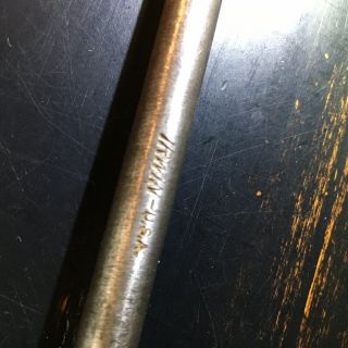 Antique Irwin wood handled screw driver 11 1/2 