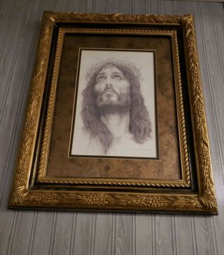 Home & Garden Party Home Interiors Jesus Christ Crown Of Thorns Picture Large