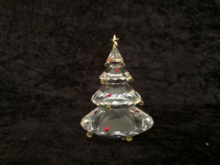 Swarovski Crystal Figurine Christmas Tree (b5)