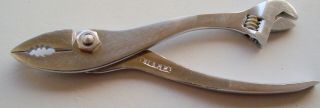 Vintage Tool Diamalloy Handyboy Duluth DH 16 Pliers & Adjustable Wrench (inv306) 2