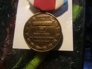 Daughters Of The American Revolution ROTC Medal AWARDED TO ULRICIA LOCKETT 1993 5