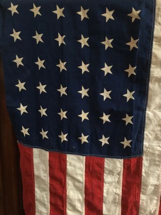 Antique 48 Star US American Flag Valley Forge 3’x5’ 2