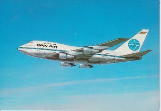 Pan Am - Boeing 747 Sp - N347sp - Clipper Constitution - Postcard