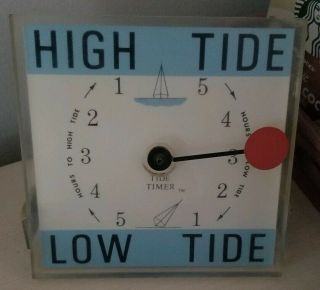 High Tide Low Tide Hanging Wall Clock Battery Operated Made In Germany