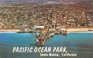 Santa Monica Ca Pacific Ocean Park Amusement Park Mac Miller Plastichrome