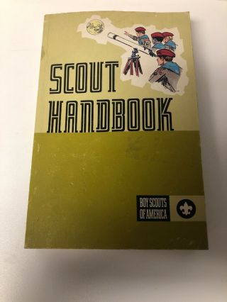 Scout 1972 Handbook Boy Scouts Of America Eighth Edition First Printing