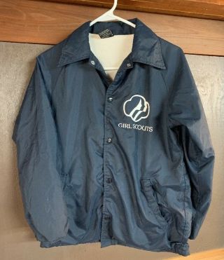 Vintage Girl Scout Jacket Sports Master L (14 - 16)
