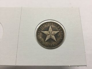 1915 Cuba 20¢ Piece
