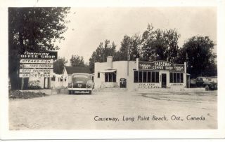 Causeway - Long Point Beach,  Ontario 1940 