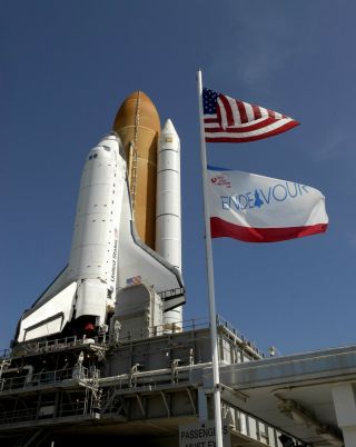 Nasa Space Shuttle Columbia Flag 4x6
