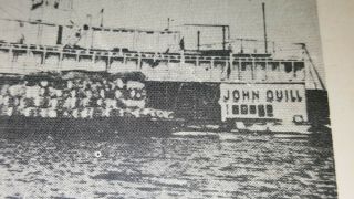 JOHN QUILL RIVER PACKET SHIP TO MOBILE ALABAMA & CONFEDERATE BOOK MATERIAL PC 3