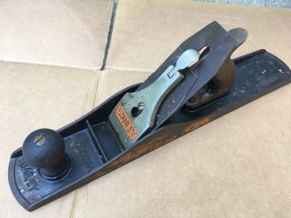 Vintage Stanley Bailey No.  6 Wood Plane 18 " Made In Usa Fully No Breaks