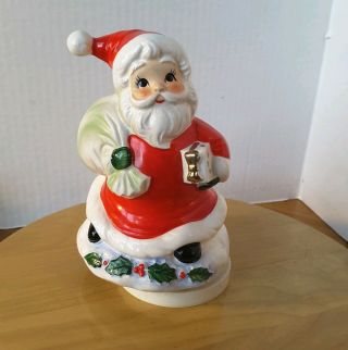 Vtg Josef Originals Santa Claus Music Box Plays Santa Claus Is Coming To Town