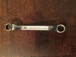 Vintage Westline Offset Box End Wrench 3/8”x7/16” 6pt Stubby Short Tools