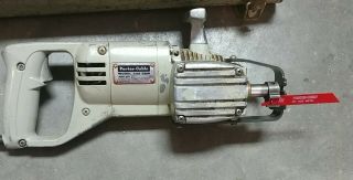 Vintage Porter Cable Rockwell Model 535 Heavy Duty Saw W/ Case