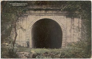 First American Tunnel Near Johnstown Pa Postcard