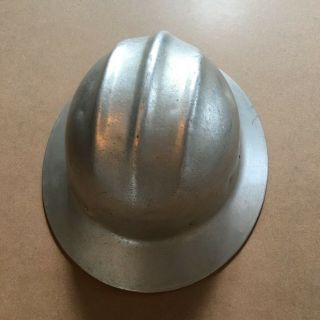 Vintage E.  D.  BULLARD CO.  S.  F.  USA.  HARD BOILED “Roughneck” Aluminum Hard Hat 7