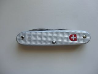 Perfect 1977 Wenger Switzerland Delemont Soldier Alox Swiss Army Knife 77