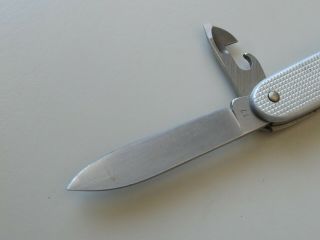 Perfect 1977 Wenger Switzerland Delemont soldier alox Swiss Army Knife 77 5