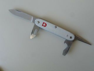 Perfect 1977 Wenger Switzerland Delemont soldier alox Swiss Army Knife 77 8