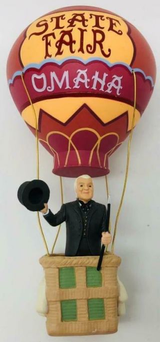 1996 The Wizard Of Oz In Balloon Hallmark Ornament State Fair Collectors Club