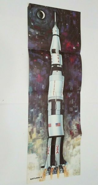 NASA Facts 1967 Saturn V 5 Education Poster NF - 33 US Government Printing Office 5