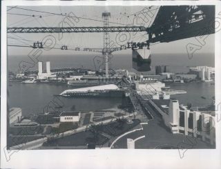 1934 Worlds Fair Chicago From Western Tower Of Sky Ride Press Photo