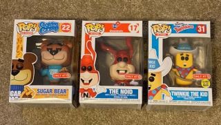 Funko Pop Ad Icons Sugar Bear The Noid Twinkie The Kid Target Exclusives