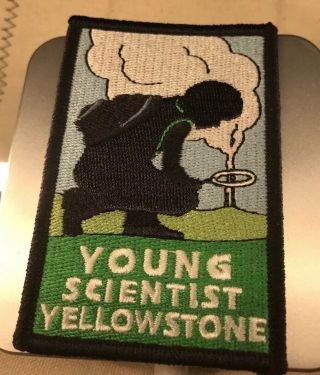 Yellowstone National Park Young Scientist Embroidered Patch Iron - On Nps