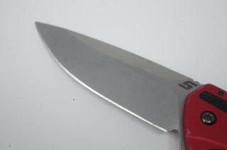 Red Kershaw Snap - On Hype Spring Assisted SO84R Pocket Knife SpeedSafe 4