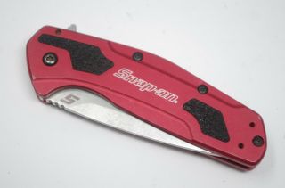 Red Kershaw Snap - On Hype Spring Assisted SO84R Pocket Knife SpeedSafe 5
