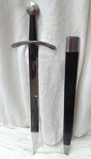 Windlass Museum Replicas Medieval Falchion Sword W/ Scabbard Battle Machete