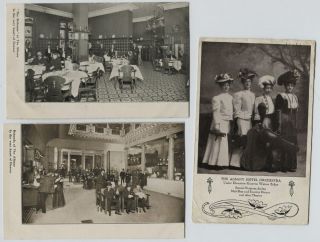 3 1910 Era Denver Colorado Co Albany Hotel Postcards